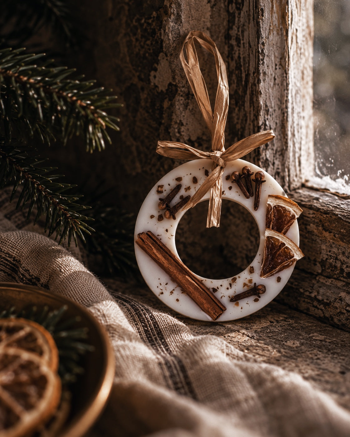 Yule | Botanical Scented Wax Decoration
