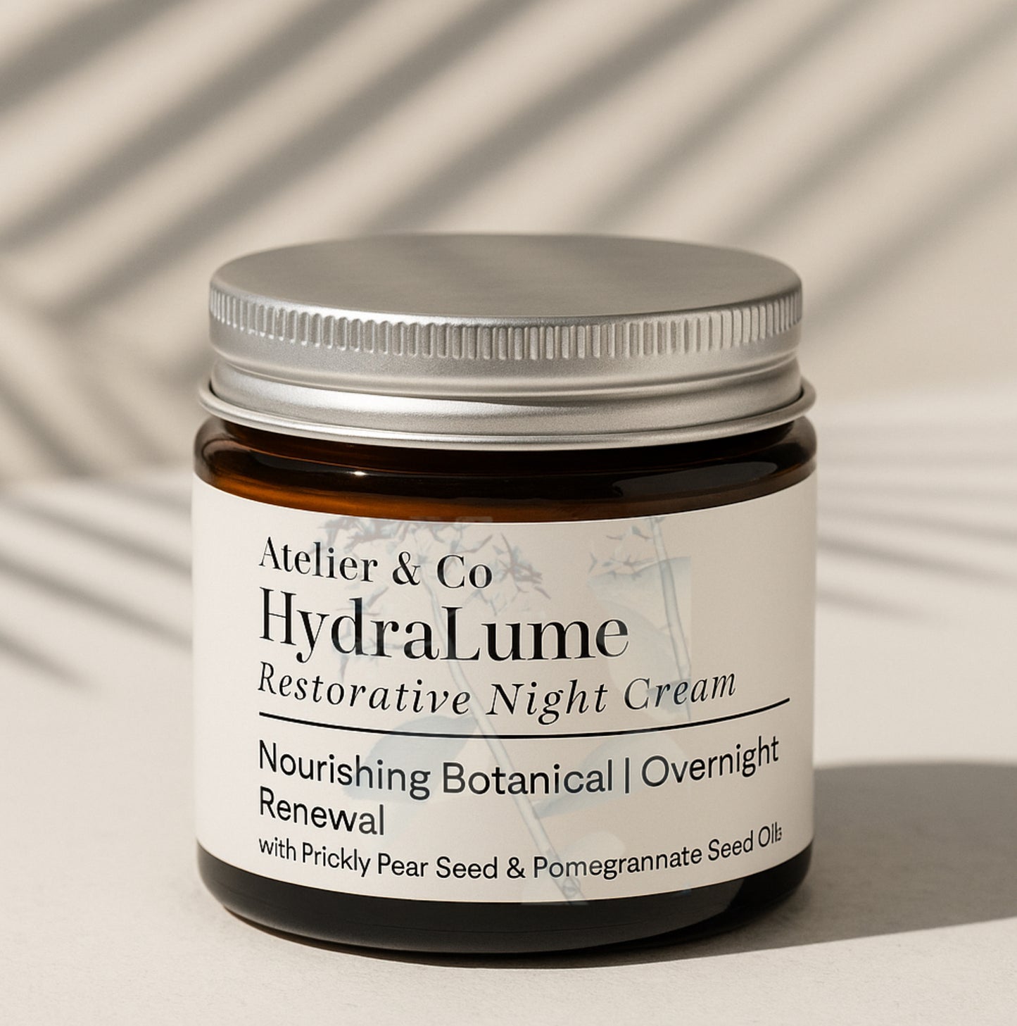 HydraLume Night Cream| Botanical Night Veil for Renewal, Calm & Hormonal Support