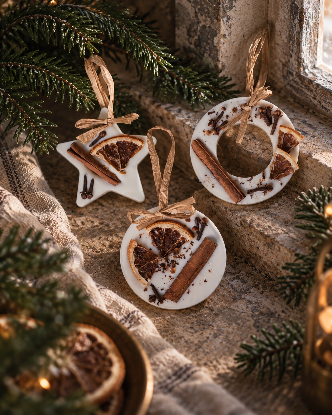 Yule | Botanical Scented Wax Decoration