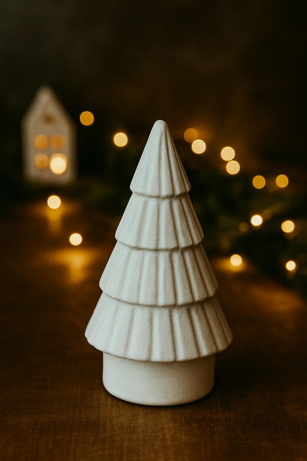 Scandinavian Tiered Stoneware Tree