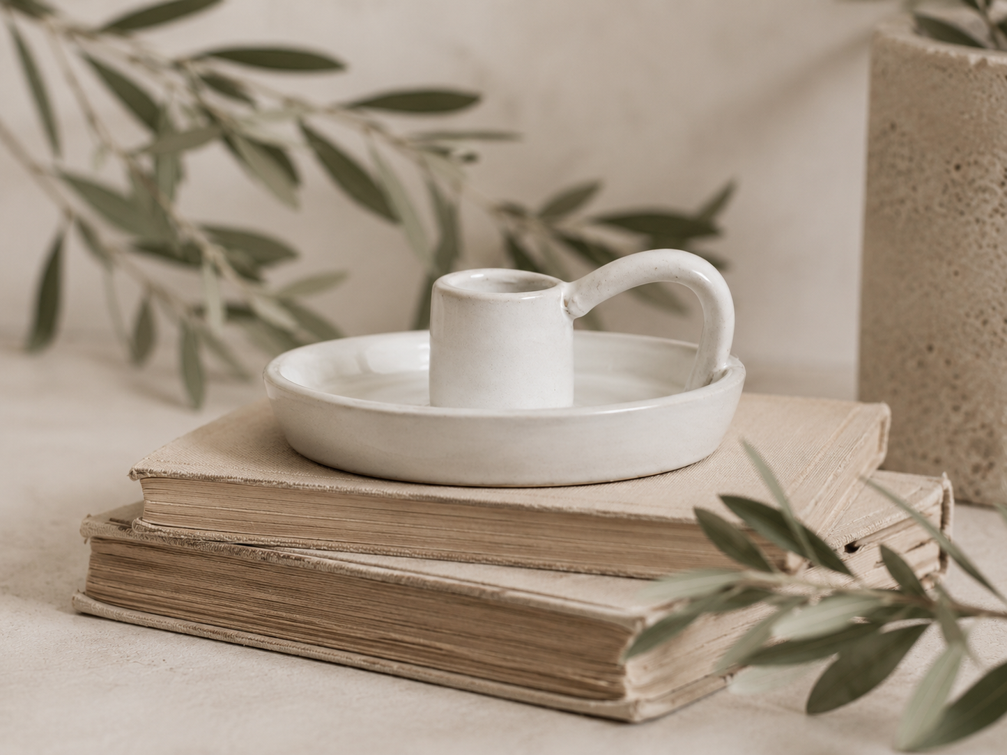 Eld | Ceramic Taper Candle Holder