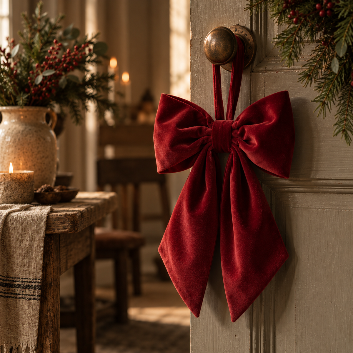 Vinter | Forest Velvet Bow