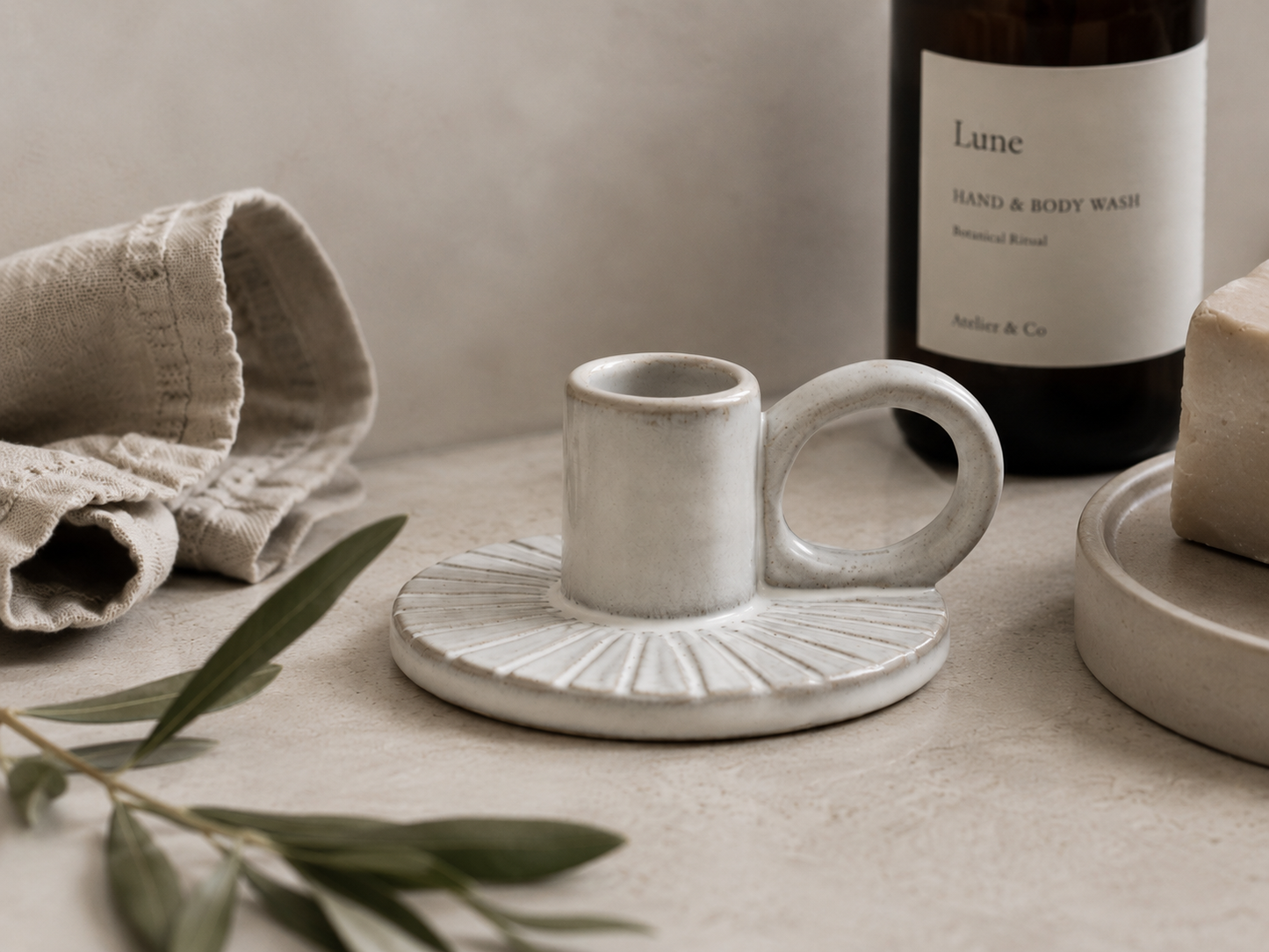 Ljus | Ceramic Candle Holder
