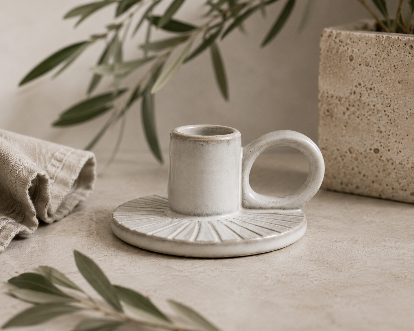 Ljus | Ceramic Candle Holder