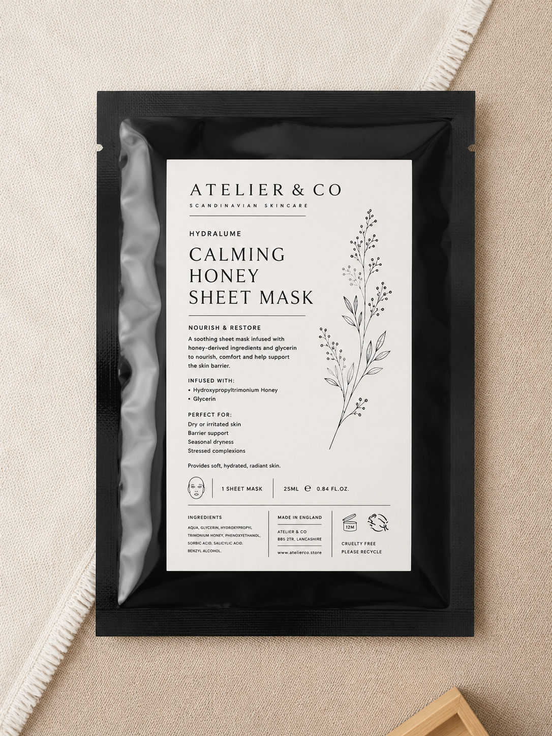 HydraLume Calming Honey Sheet Mask