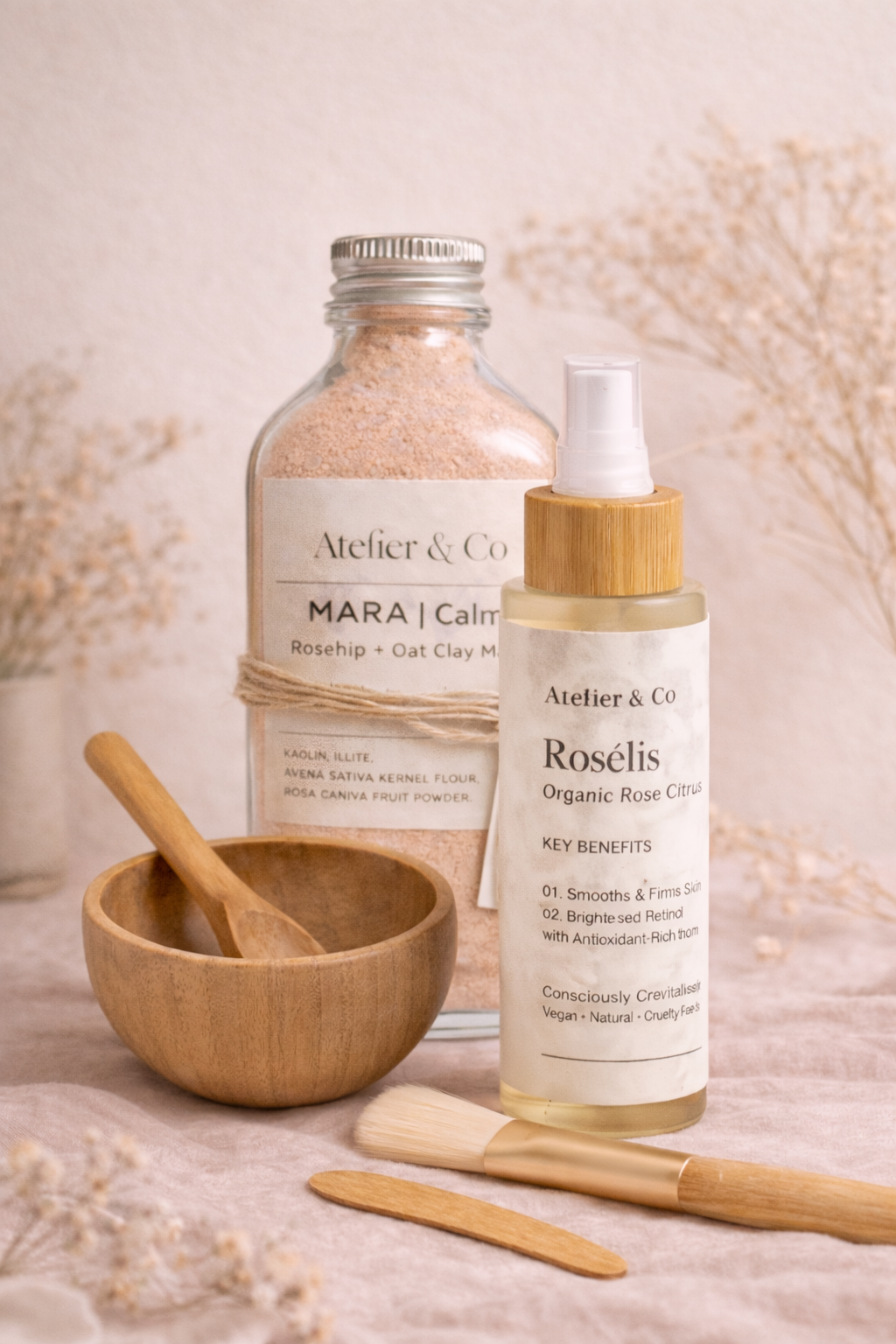 Mara | Calm - Rosehip + Oat Clay Mask